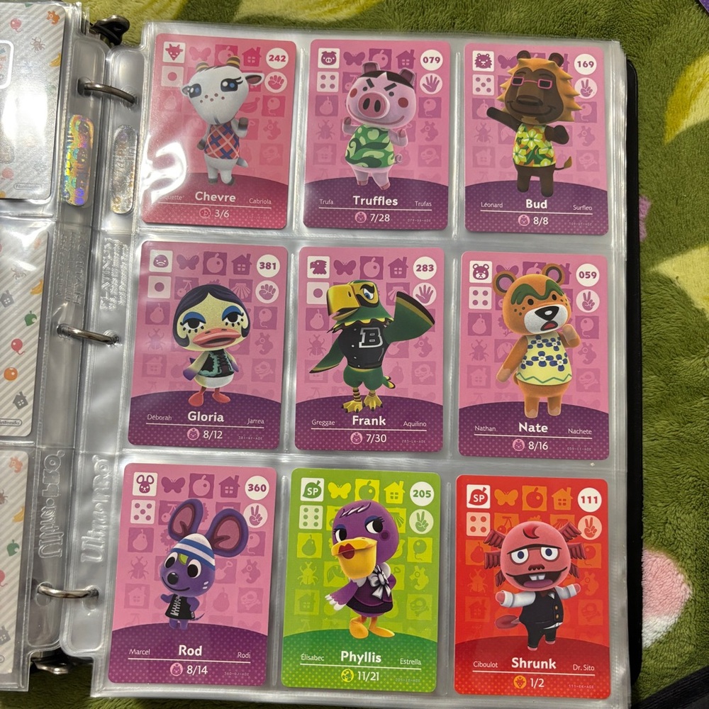 Animal Crossing Amiibo Card Collection